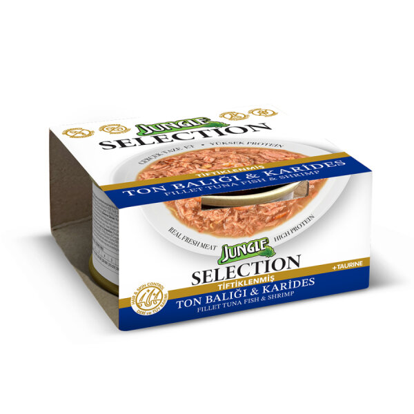 Jungle Selection 70 g Ton-Karides Kedi Yaş Mama - 2