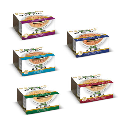 Jungle Selection 70 gr Konserve Seti 5 Çeşit-60 Adet - Jungle