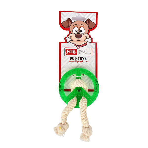 Köpek Diş Kemiği İpli Yuvarlak 6 Adet - 1