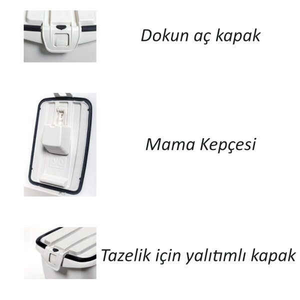 Mama Saklama Kabı Small-Beyaz 12 kg - 3
