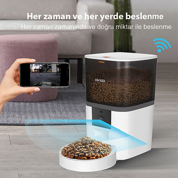 Otomatik Mama Makinesi 6 Lt Kameralı Wi-fi - Beyaz - 5