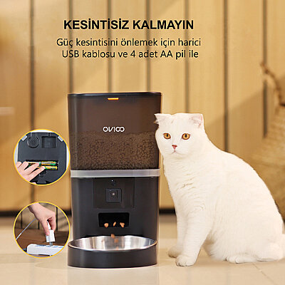 Otomatik Mama Makinesi 6 Lt Kameralı Wi-fi - Beyaz - 8