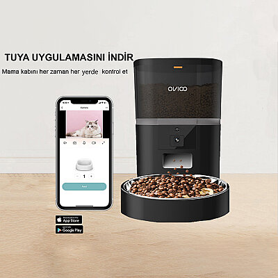 Otomatik Mama Makinesi 6 Lt Kameralı Wi-fi - Siyah - 4