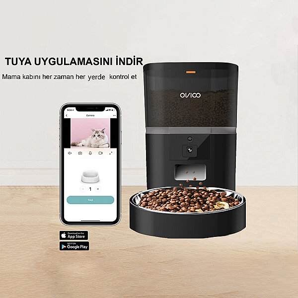 Otomatik Mama Makinesi 6 Lt Kameralı Wi-fi - Siyah - 4