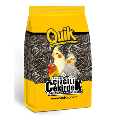 Quik - Quik Çizgili Paraket Çekirdeği 500 gr 12 Adet