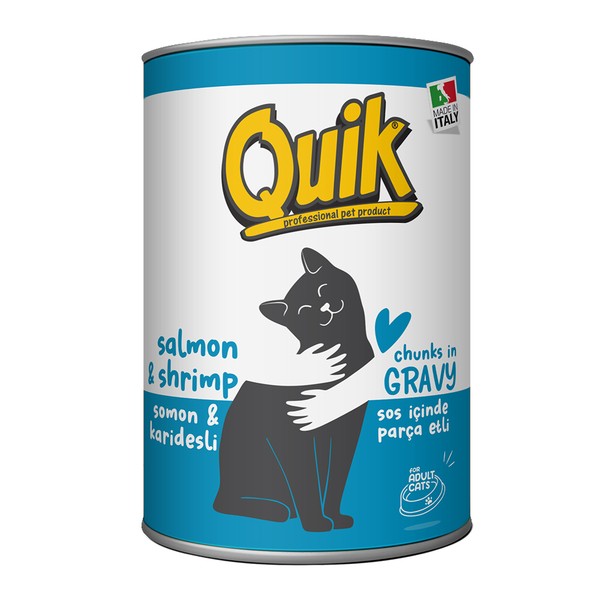 Quik Kedi 415 gr Somon-Karides Konserve 24 Adet - 3