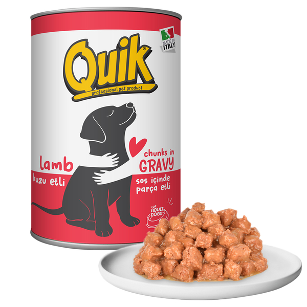 Quik Köpek 415 gr Kuzu Etli Konserve 24 Adet - 1