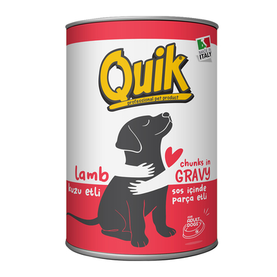 Quik Köpek 415 gr Kuzu Etli Konserve 24 Adet - 3