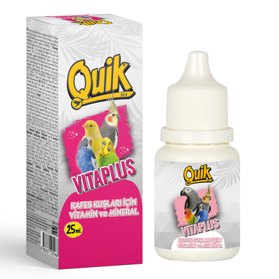 Quik Vita Plus Kuş Vitamini 25 ml 12'li - Quik