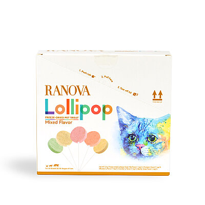 Ranova Kediler için Karışık Lezzetli Lolipop *1.4g *15'li - 1