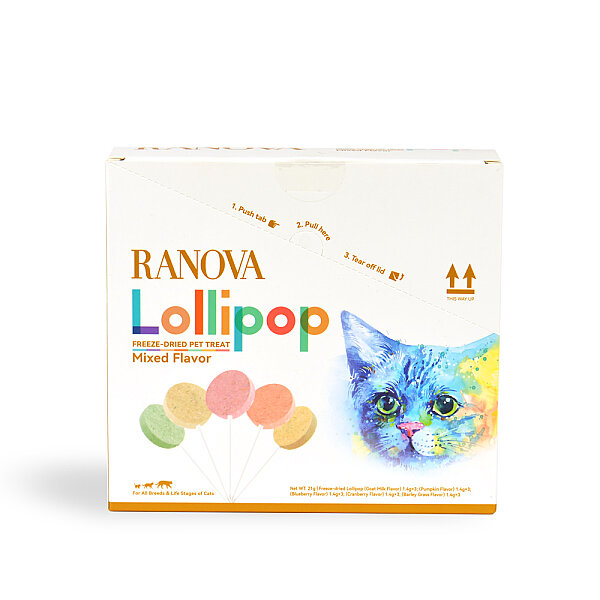 Ranova Kediler için Karışık Lezzetli Lolipop *1.4g *15'li - 1