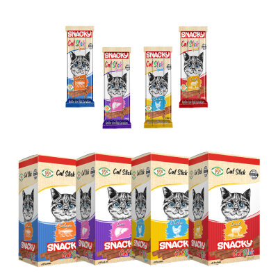 Snacky Kedi Stick Ödül Seti 200 Adet_4 Koli - Snacky