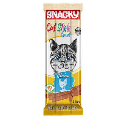 Snacky Kedi Stick Ödül Tavuklu 3*5 gr-25 Adet - Thumbnail