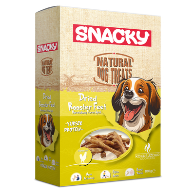 Snacky - Snacky Kurutulmuş Horoz Ayak 100 g - 4'lü Paket