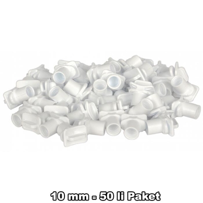 Tünek Başlığı 10mm 50'li Paket - Quik