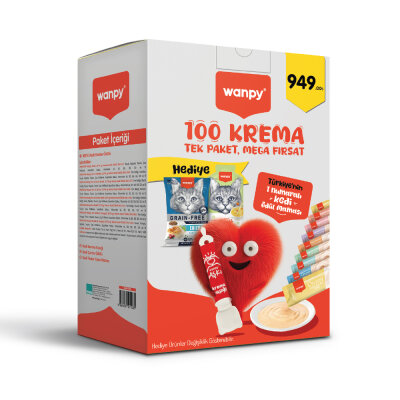 Wanpy 100'lü Mega Avantaj Krema Paketi_6'lı Koli - Wanpy