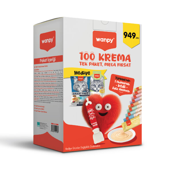 Wanpy 100'lü Mega Avantaj Krema Paketi_6'lı Koli - 1