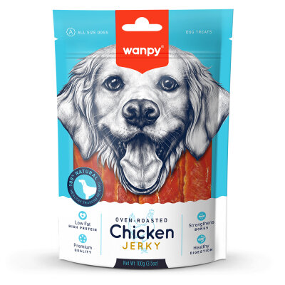 Wanpy Gerçek Tavuk Fileto 100 gr CA-01H Köpek Ödülü - Wanpy