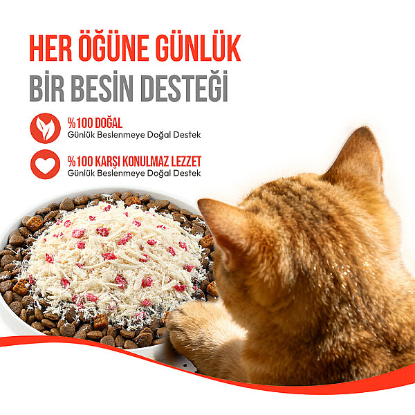 Wanpy Dondurularak Kurutulmuş Fluffy Toppers - Tavuk & Kızılcık - 30g - 5