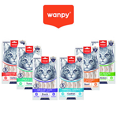 Wanpy Fonksiyonel Krema Kedi Ödül Seti 6 Çeşit - 72 Paket - Wanpy