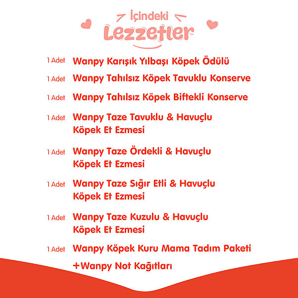 Wanpy Kalp Temalı Kutu Seti Köpek_1 Kutu - 3