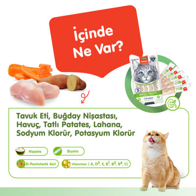Wanpy Kidney Health Tavuk&Sebze 12'li-F.Krema Ödül 5x14gr - 2