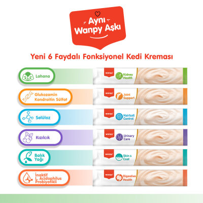 Wanpy Kidney Health Tavuk&Sebze 12'li-F.Krema Ödül 5x14gr - 5