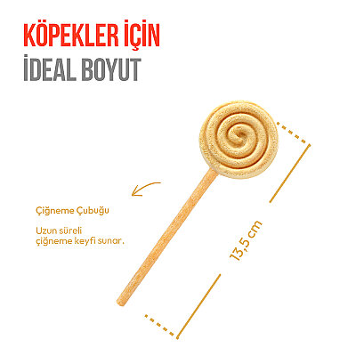 Wanpy Köpekler İçin Dondurularak Kurutulmuş Lolipop - Balkabaklı - 6 g*10'lu - 3