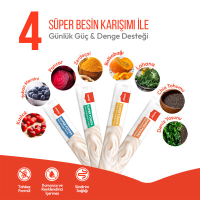 Wanpy Superfood Somonlu, Chia & Deniz Yosunlu 12’li – Krema Kedi Ödülü 5×14 g - 4