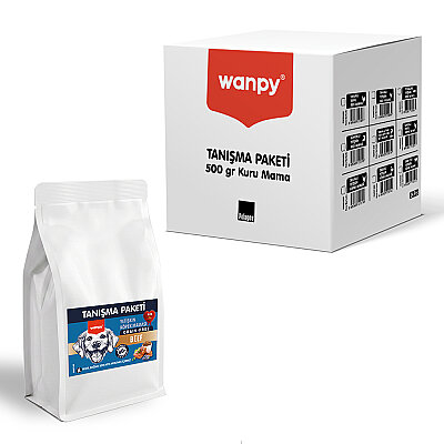 Wanpy Tahılsız Sığır Etli Yetişkin Köpek Maması 500 gr - 24 Adet - Wanpy