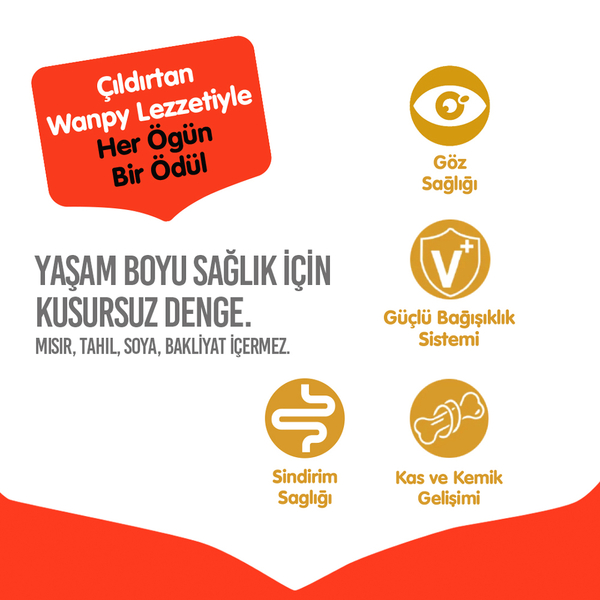 Wanpy Tahılsız Tavuklu Yetişkin Kedi Maması 1,5 kg - 3