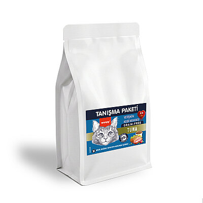 Wanpy Tahılsız Ton Balıklı Yetişkin Kedi Maması 500 gr - 24 Adet - 2