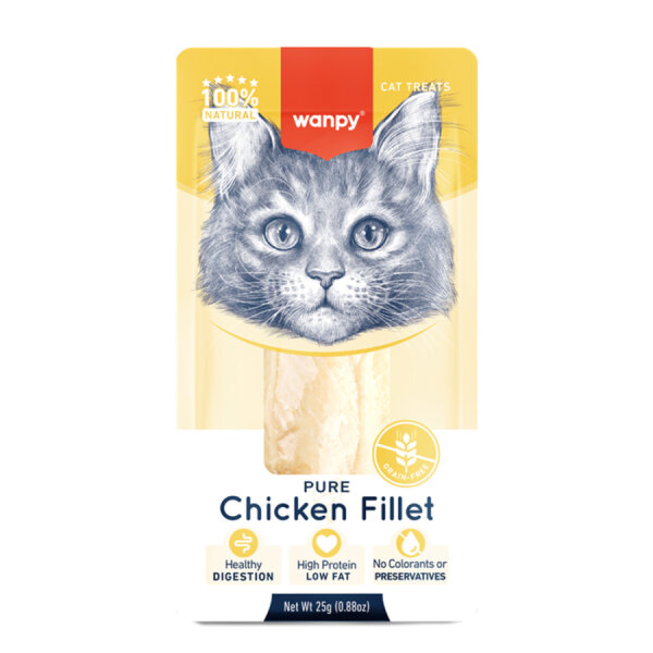 Wanpy Tavuk Fileto 25g Kedi Ödülü - 1