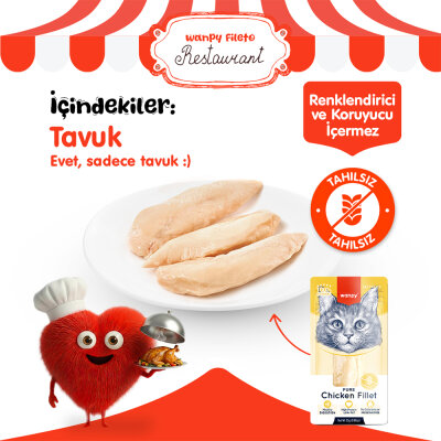 Wanpy Tavuk Fileto 25g Kedi Ödülü - 2