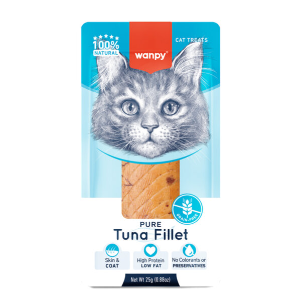 Wanpy Ton Balığı Fileto 25g Kedi Ödülü - 1