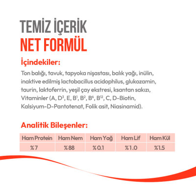 Wanpy Ton Balıklı 12’li – 7+ Yaş Kedi Krema Ödülü 5×14 g - 5