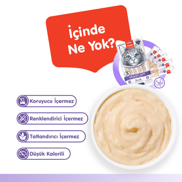 Wanpy Urinary Care Ördek&Tavuk 12'li-F.Krema Ödül 5x14gr - 3
