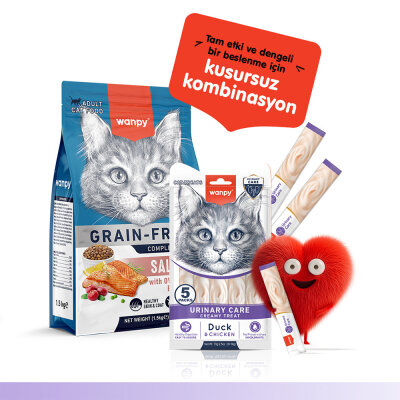 Wanpy Urinary Care Ördek&Tavuk 12'li-F.Krema Ödül 5x14gr - 6