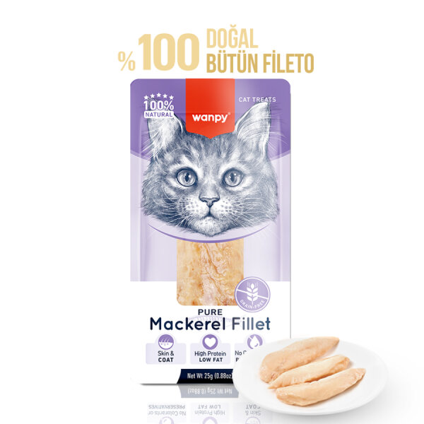 Wanpy Uskumru Fileto 25g Kedi Ödülü - 1