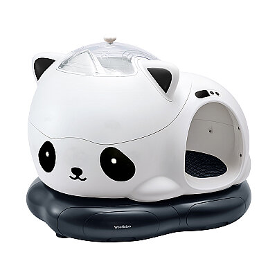 WooHuloo Pro Otomatik Kedi Tuvaleti Panda - WooHuloo