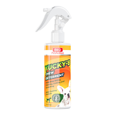 Bio PetActive - Yucky-B Köpekler için Uzaklaştırıcı ve Çiğneme Önleyici Spray 250 ml.